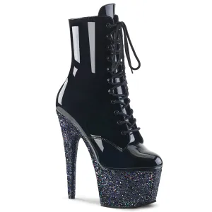 ADORE-1020LG Pleaser Black Patent Sexy Platform Shoes (Pole Dancing Heels)