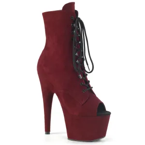 ADORE-1021FS Pleaser Burgundy Sexy Platform Shoes (Pole Dancing Heels)