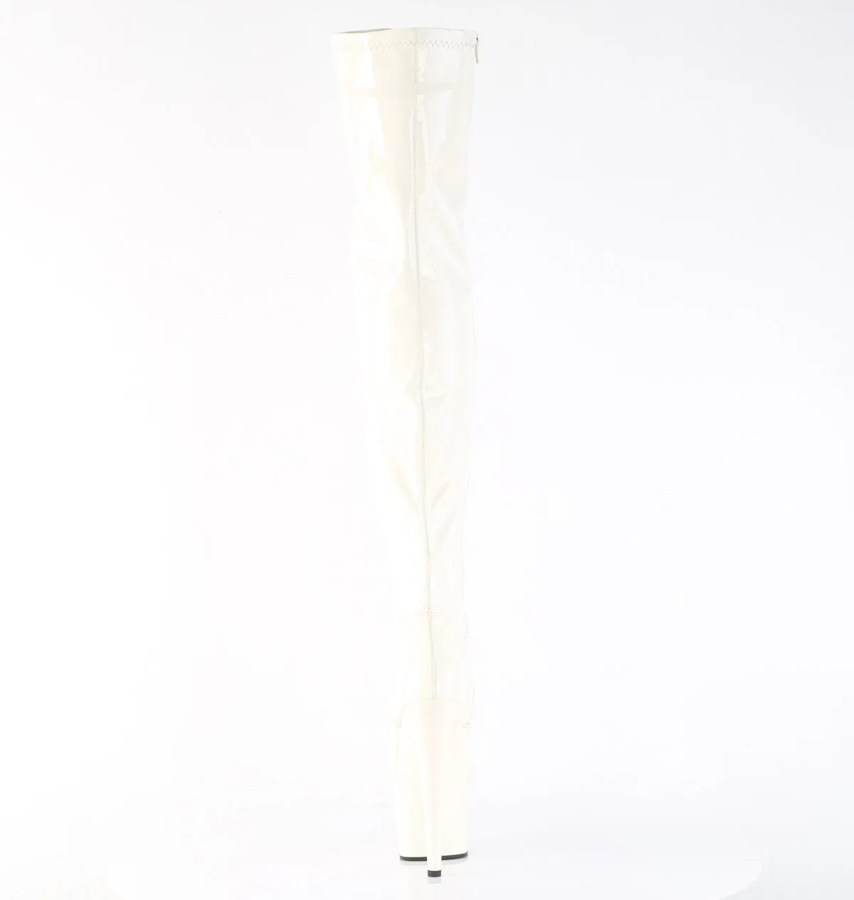 ADORE-3000 Pleaser Off White Faux Leather Sexy Platform Shoes (Pole Dancing Heels)