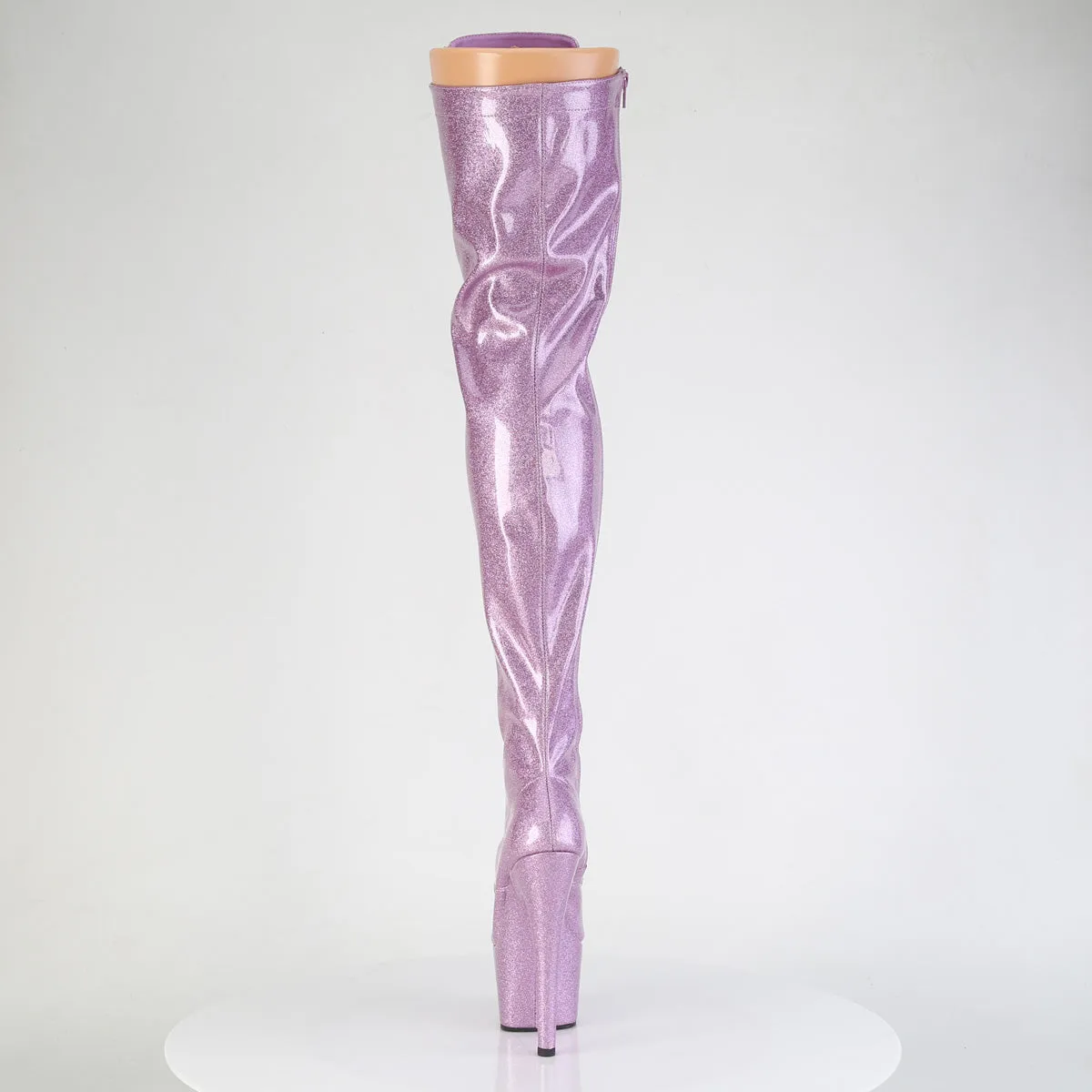 ADORE-3020GP Pleaser Lilac Glitter Sexy Platform Shoes (Pole Dancing Heels)