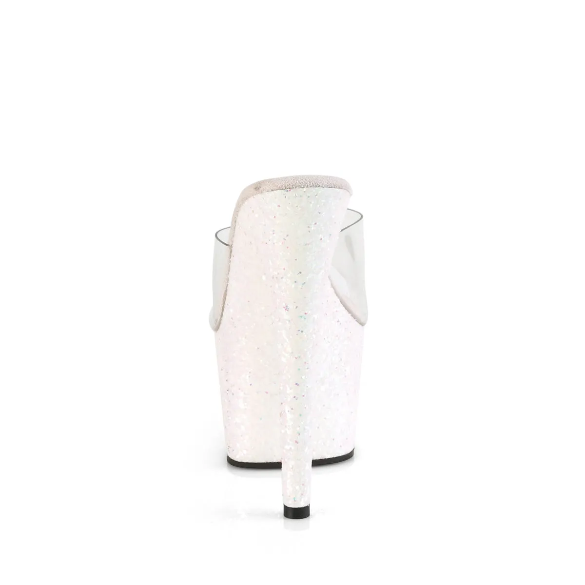 ADORE-701LG Pleaser Clear/Opal Multi Glitter Sexy Platform Shoes (Pole Dancing Heels)