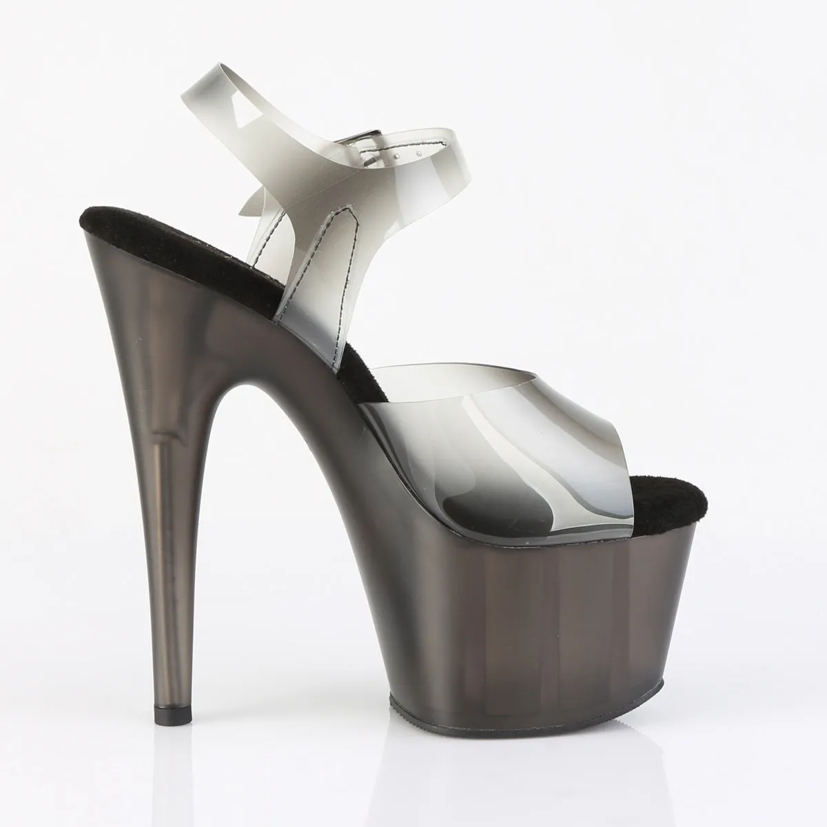 ADORE-708N-T Pleaser Black Gradient TPU Sexy Platform Shoes (Pole Dancing Heels)
