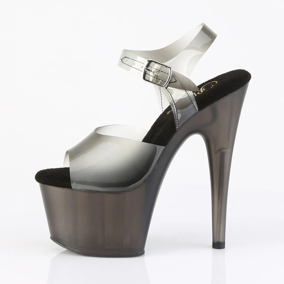 ADORE-708N-T Pleaser Black Gradient TPU Sexy Platform Shoes (Pole Dancing Heels)