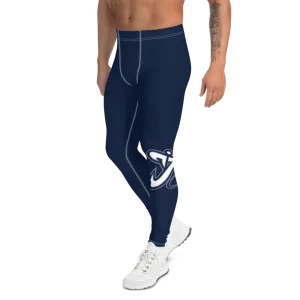 Athletic Apparatus Black White logo White Stitch V3 Men's Leggings