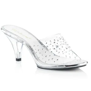 BELLE-301RS Fabulicious 3" Belle Clear Sexy Shoes (Posing Shoes)