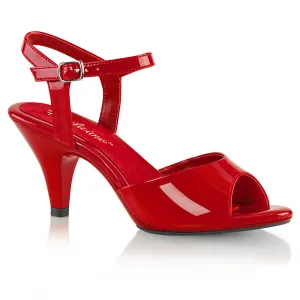 BELLE-309 Fabulicious 3" Belle Red Patent Sexy Shoes (High Heels)