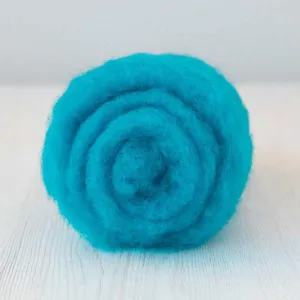 Bergschaf Wool Carded Batt - Cobalt