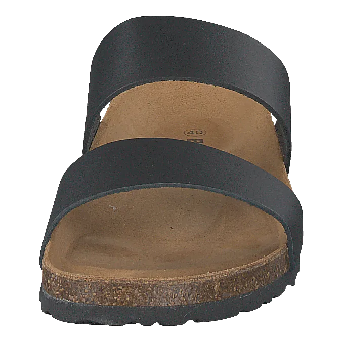 Biabetricia Twin Strap Sandal 100 Black