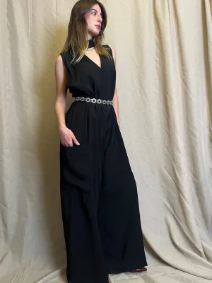 Black Loose Jumpsuit