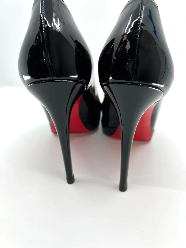 CHRISTIAN LOUBOUTIN PATENT BIANCA NEW SIMPLE PUMPS