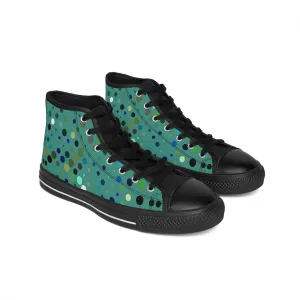 Colorful Background Women's Classic Sneakers