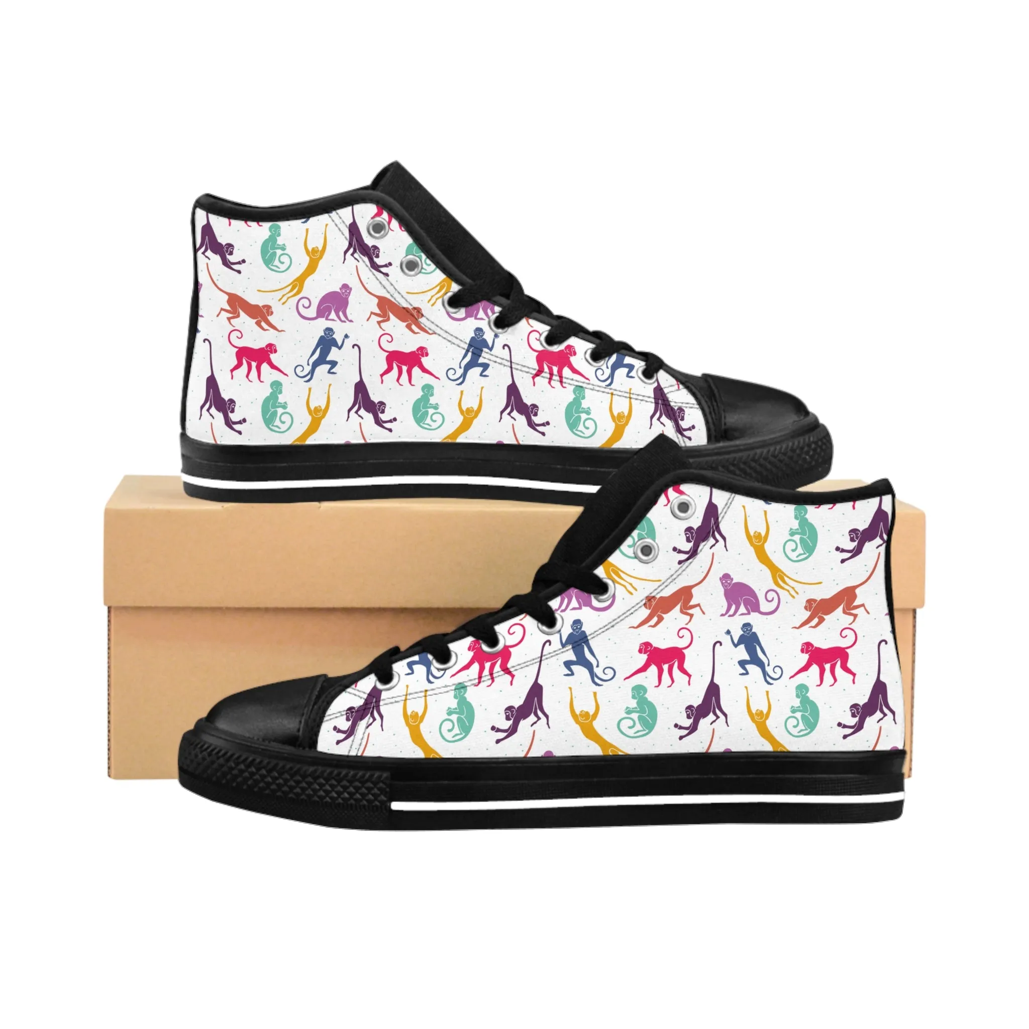 Colorful Monkey Women's Classic Sneakers