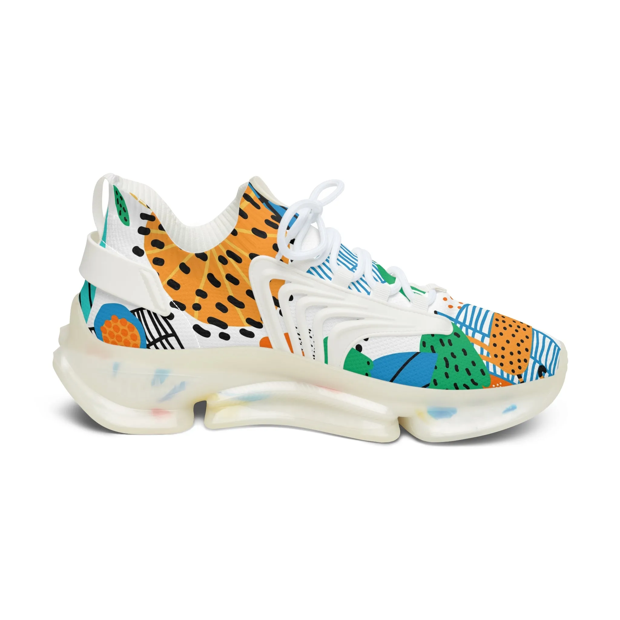 Colorful Women&#039;s Mesh Sneakers - Trendy & Comfortable Athletic Footwear