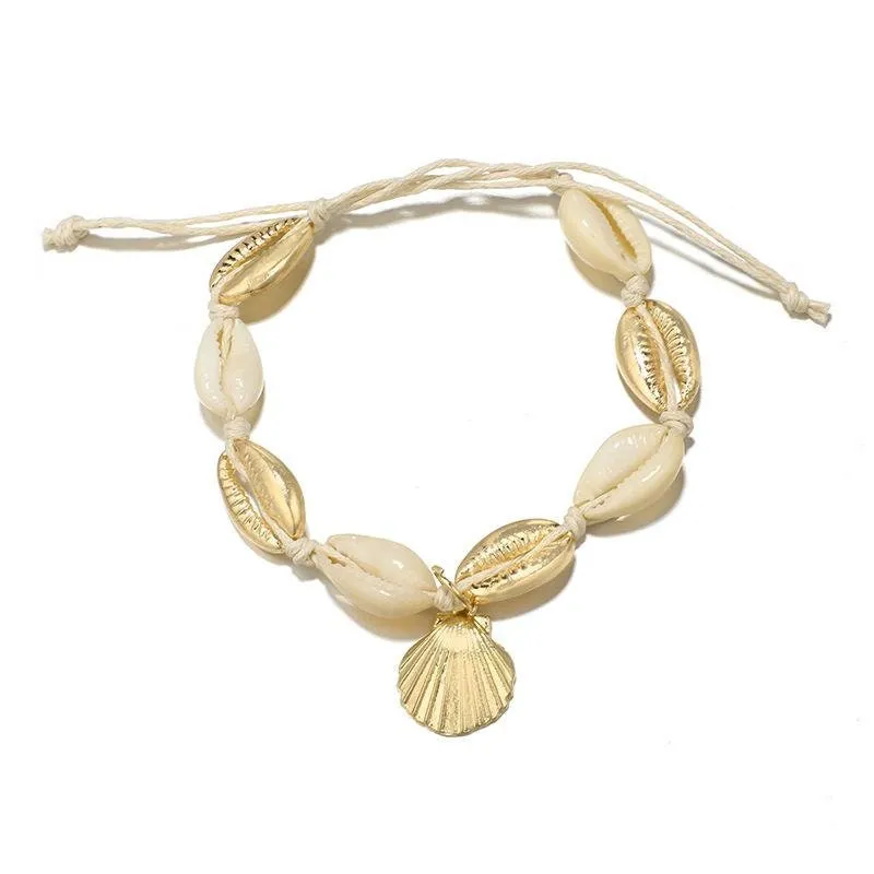 Cowrie Shell Anklet, Anklet for Women, Bohemian Jewelry, Anklet ,Ankle Bracelet, Minimalist Jewelry ,Gift for her ,Mother's day gift