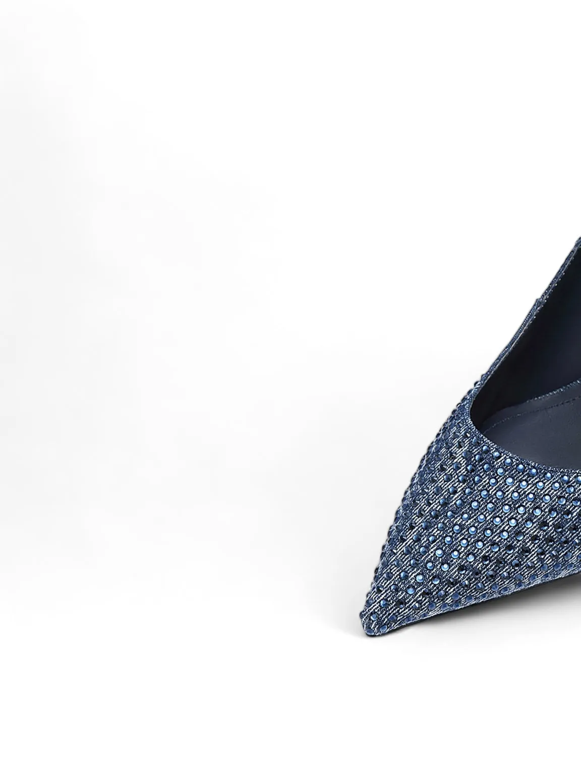 Crystal Chic Pointed Toe Heels