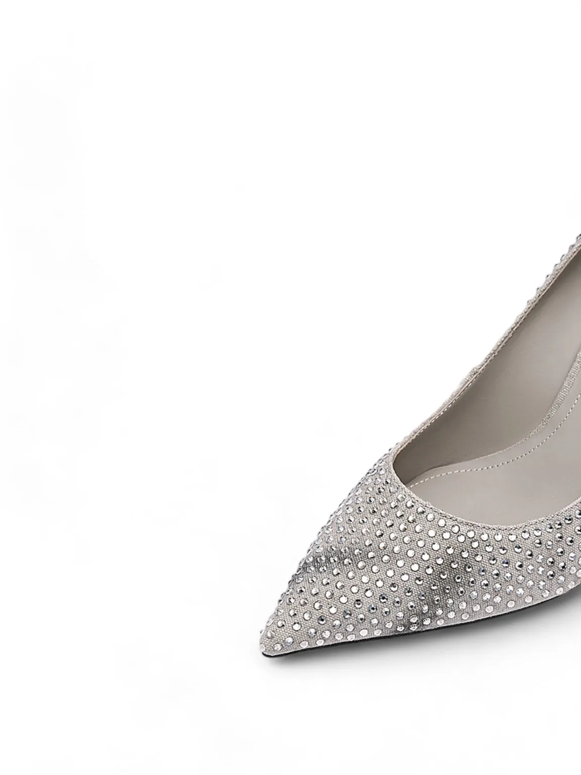 Crystal Chic Pointed Toe Heels