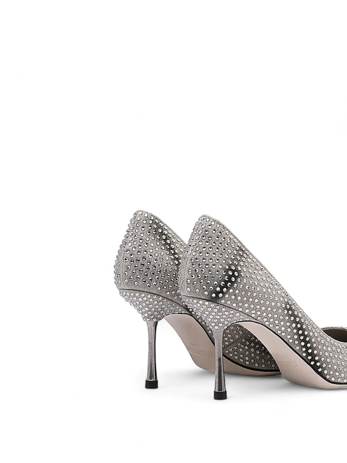 Crystal Chic Pointed Toe Heels