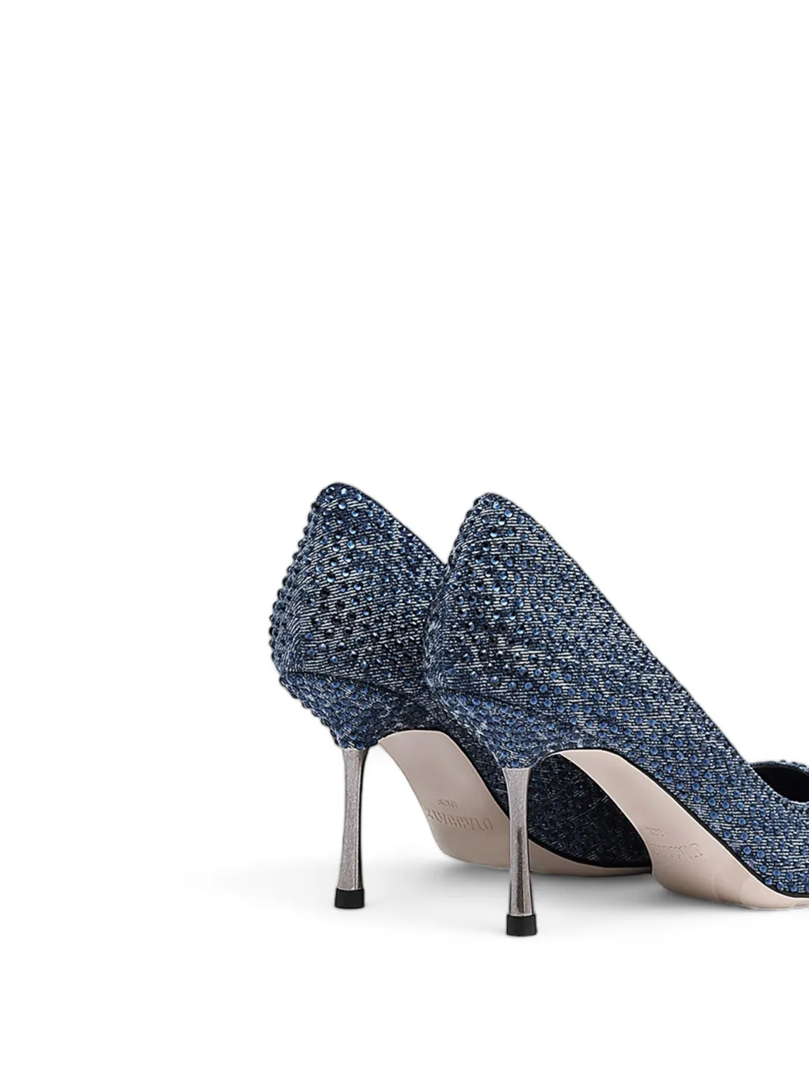Crystal Chic Pointed Toe Heels