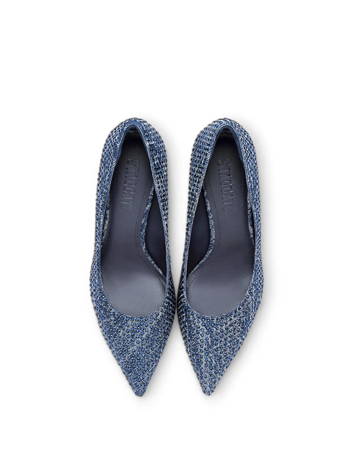 Crystal Chic Pointed Toe Heels