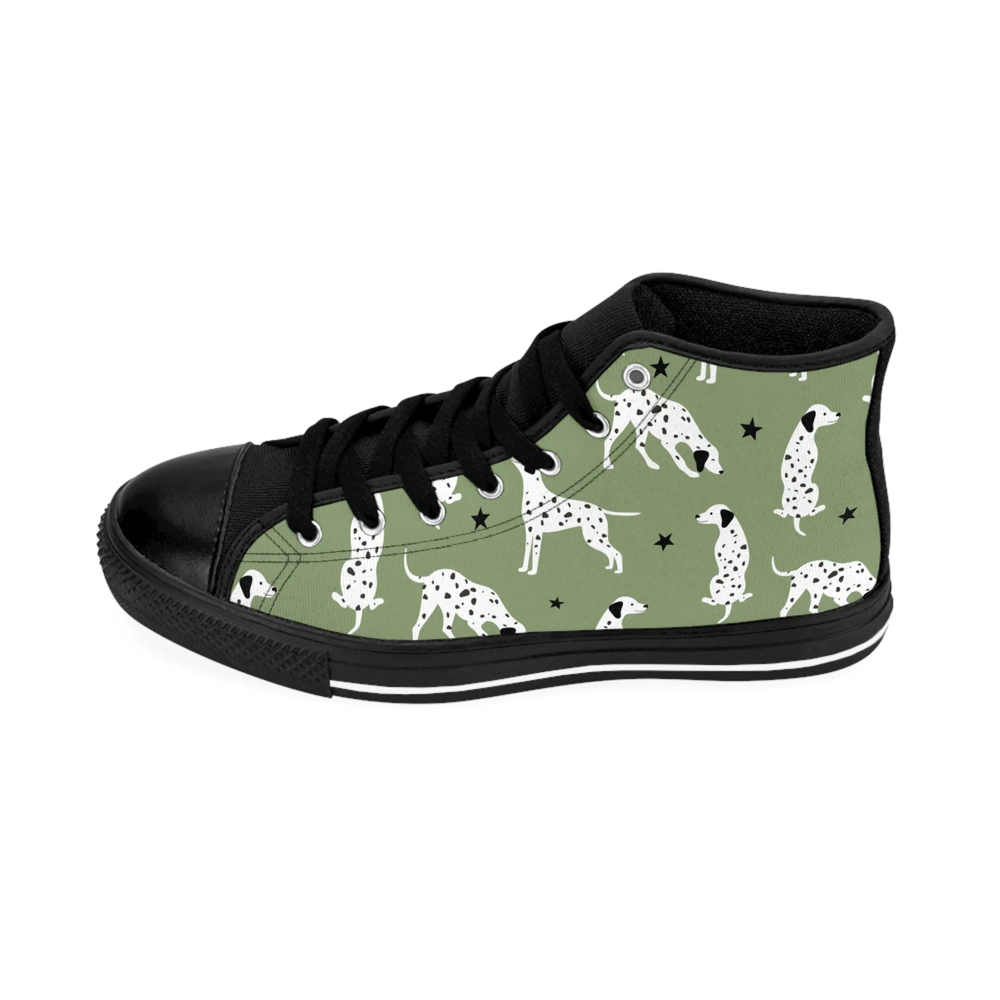 Cute Dalmatian Dogs Men's Classic Sneakers