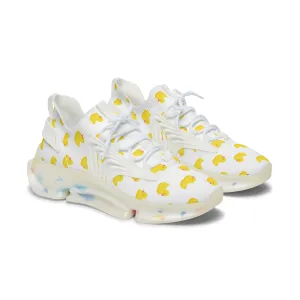 Cute Duck Print Women's Mesh Sneakers
