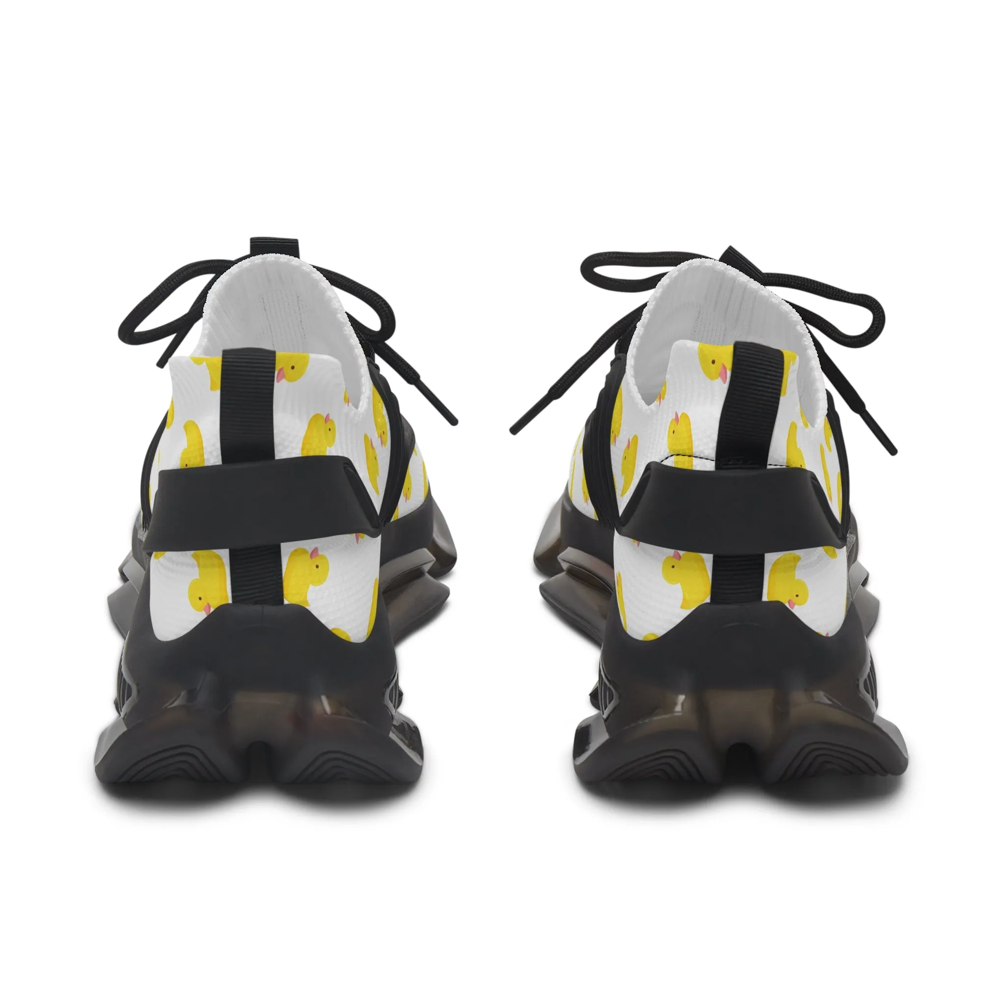 Cute Duck Print Women's Mesh Sneakers