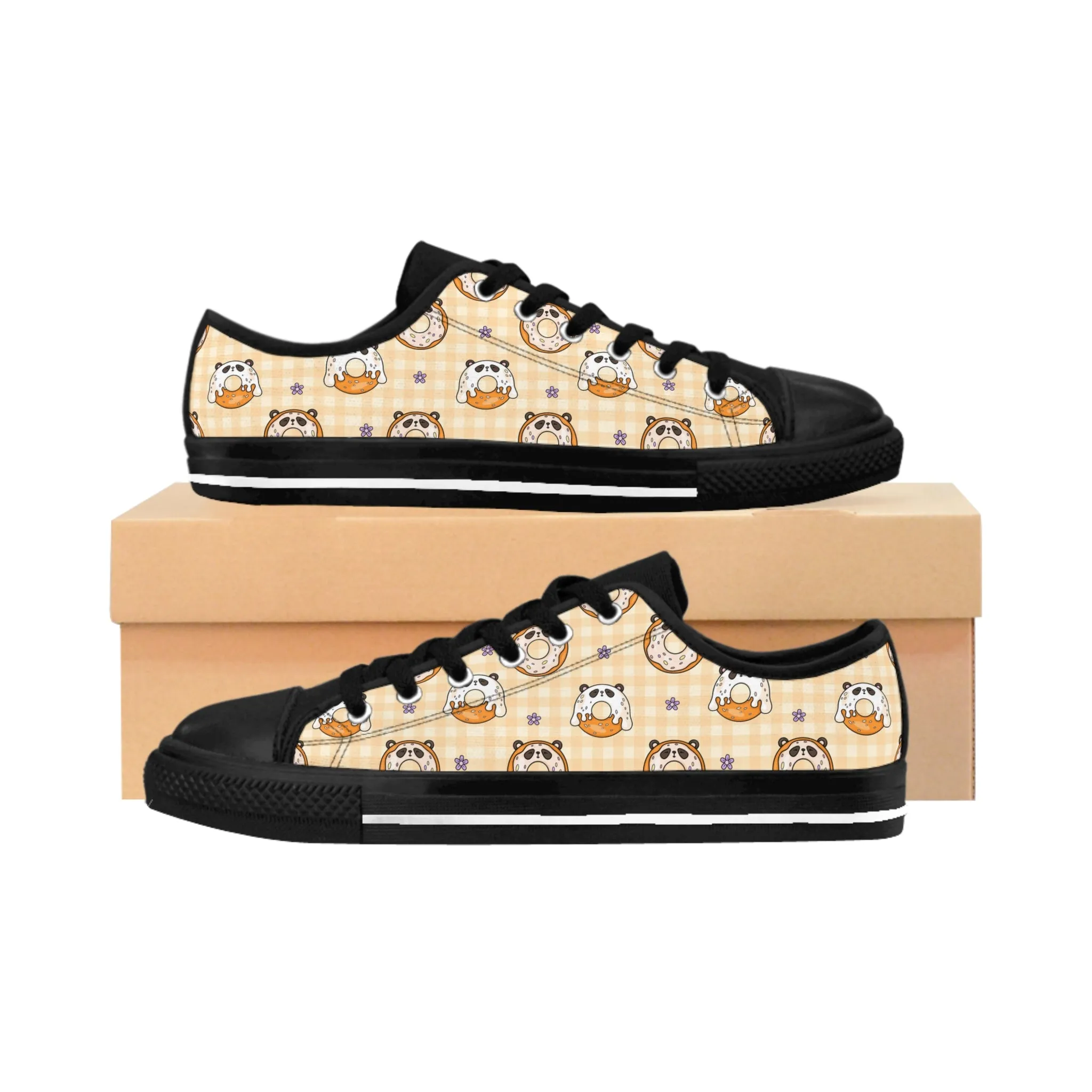 Cute Kawaii Donuts Women's Sneakers