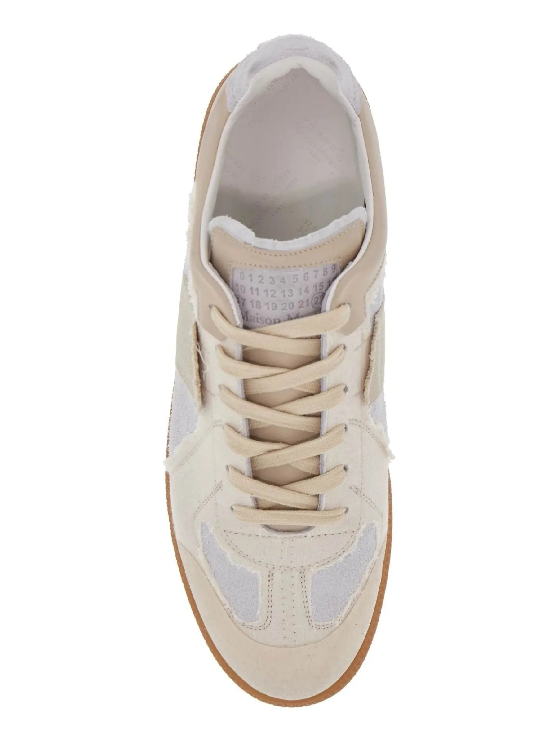 Deconstructed Replica Leather Sneakers