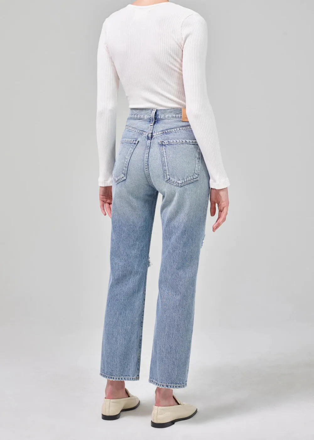 Emery Crop Relaxed Straight - Heatwave