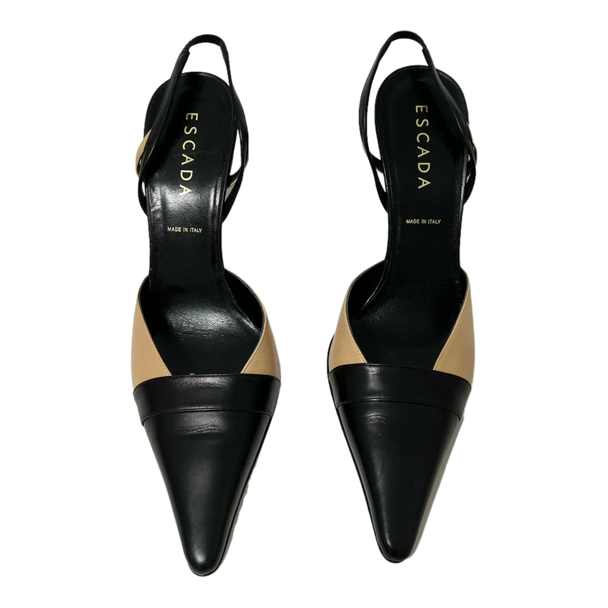 ESCADA SLINGBACK TWO TONE HIGH HEELS PUMPS ZS 40