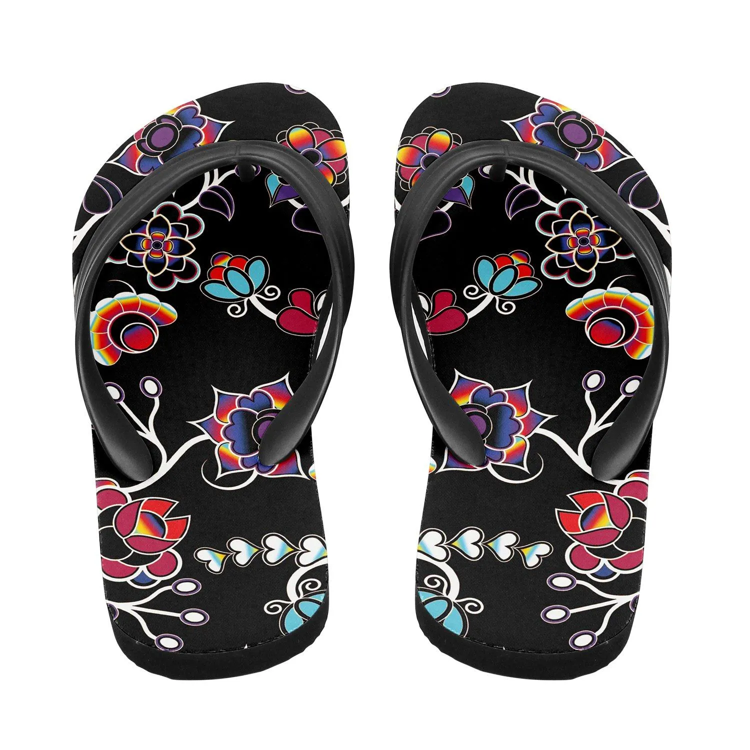 Floral Danseur Flip Flops