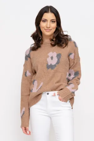 FLORAL SWEATER