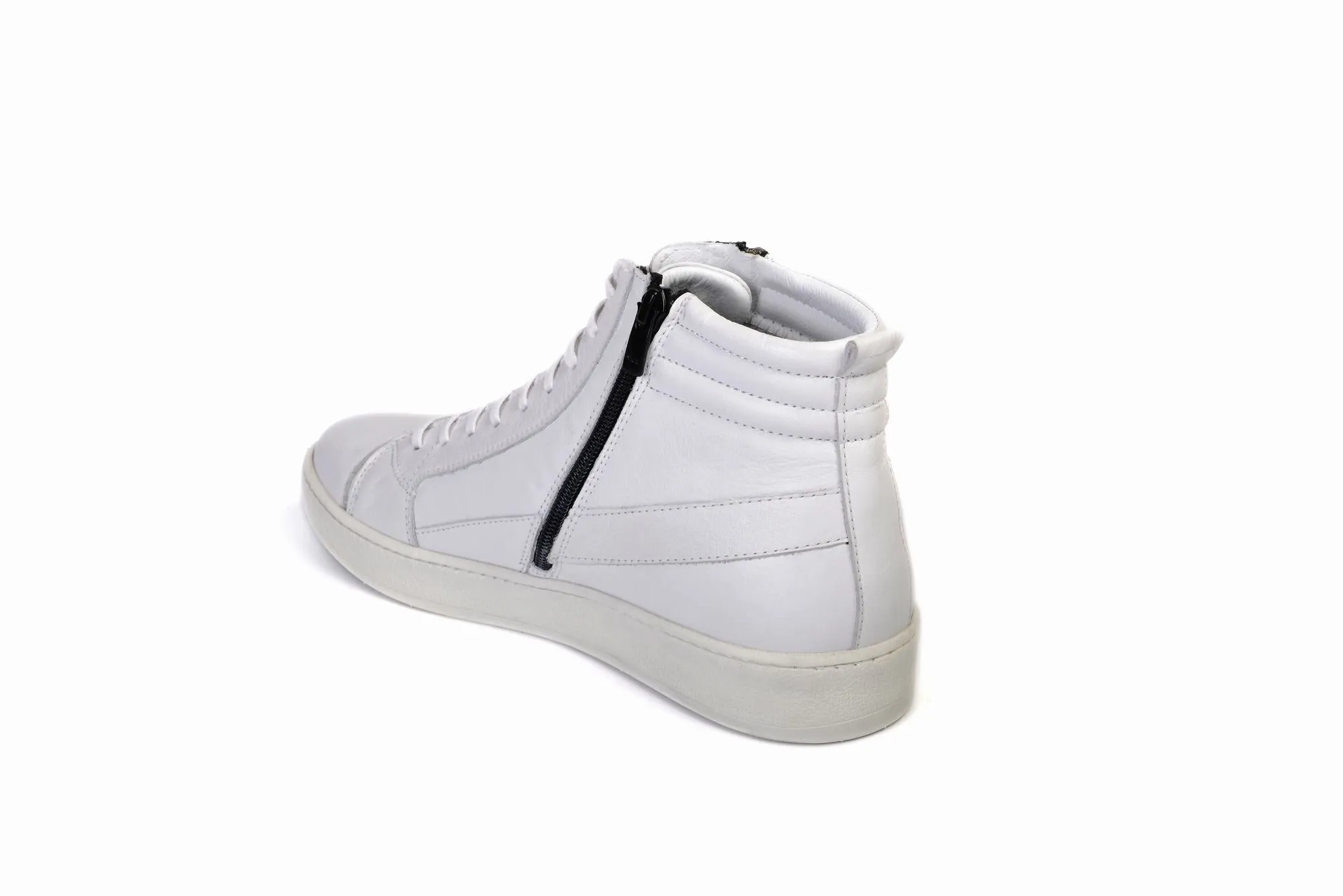 FOOT FEDERATION SNEAKER MID-TOP MENS BOOT WHITE