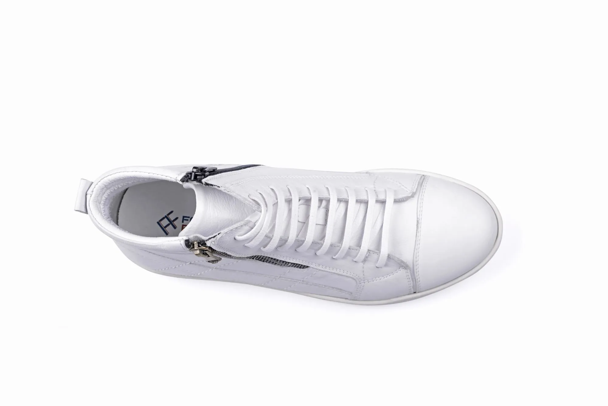 FOOT FEDERATION SNEAKER MID-TOP MENS BOOT WHITE