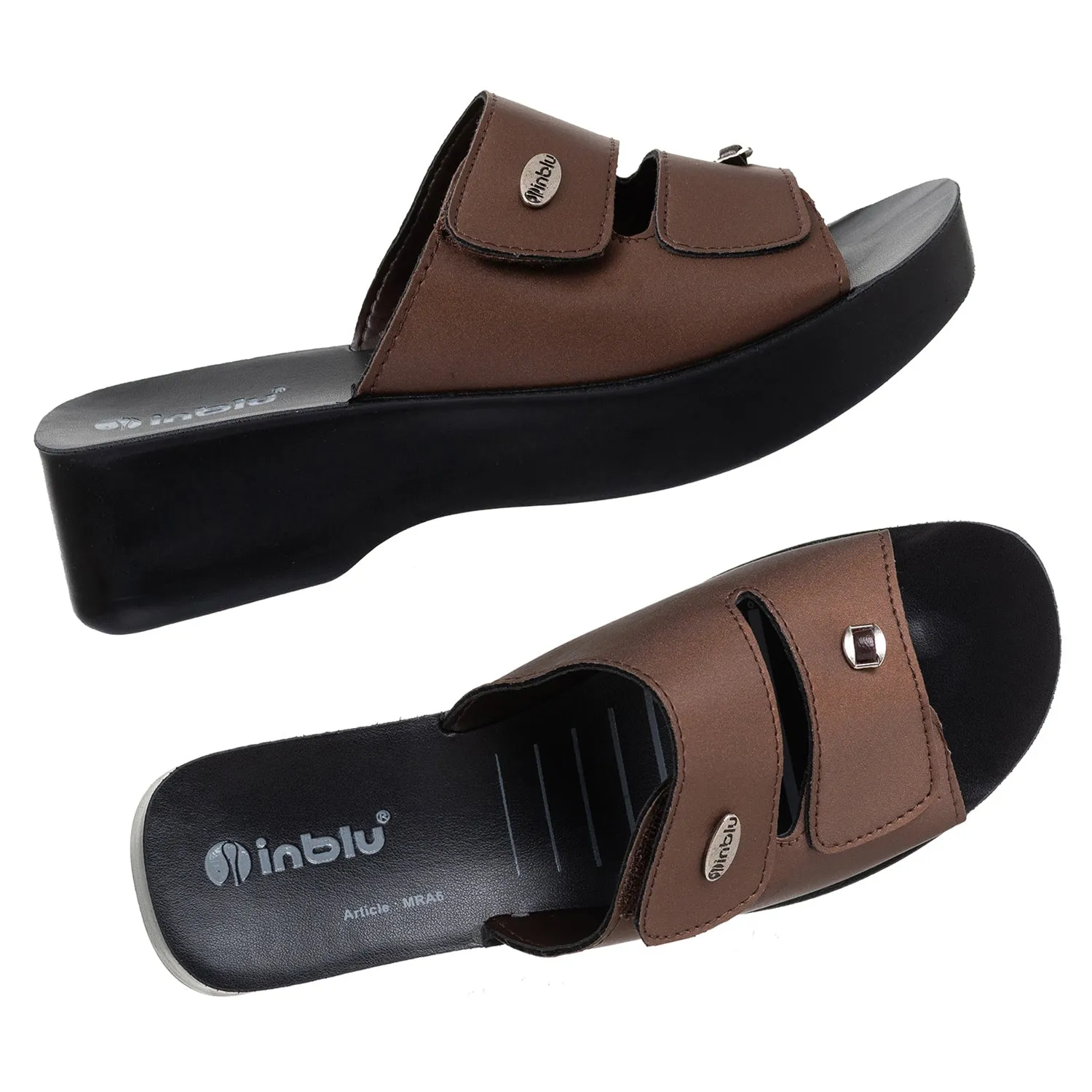 Inblu Women Copper Wedges Sandal (MRA6_COPPER)
