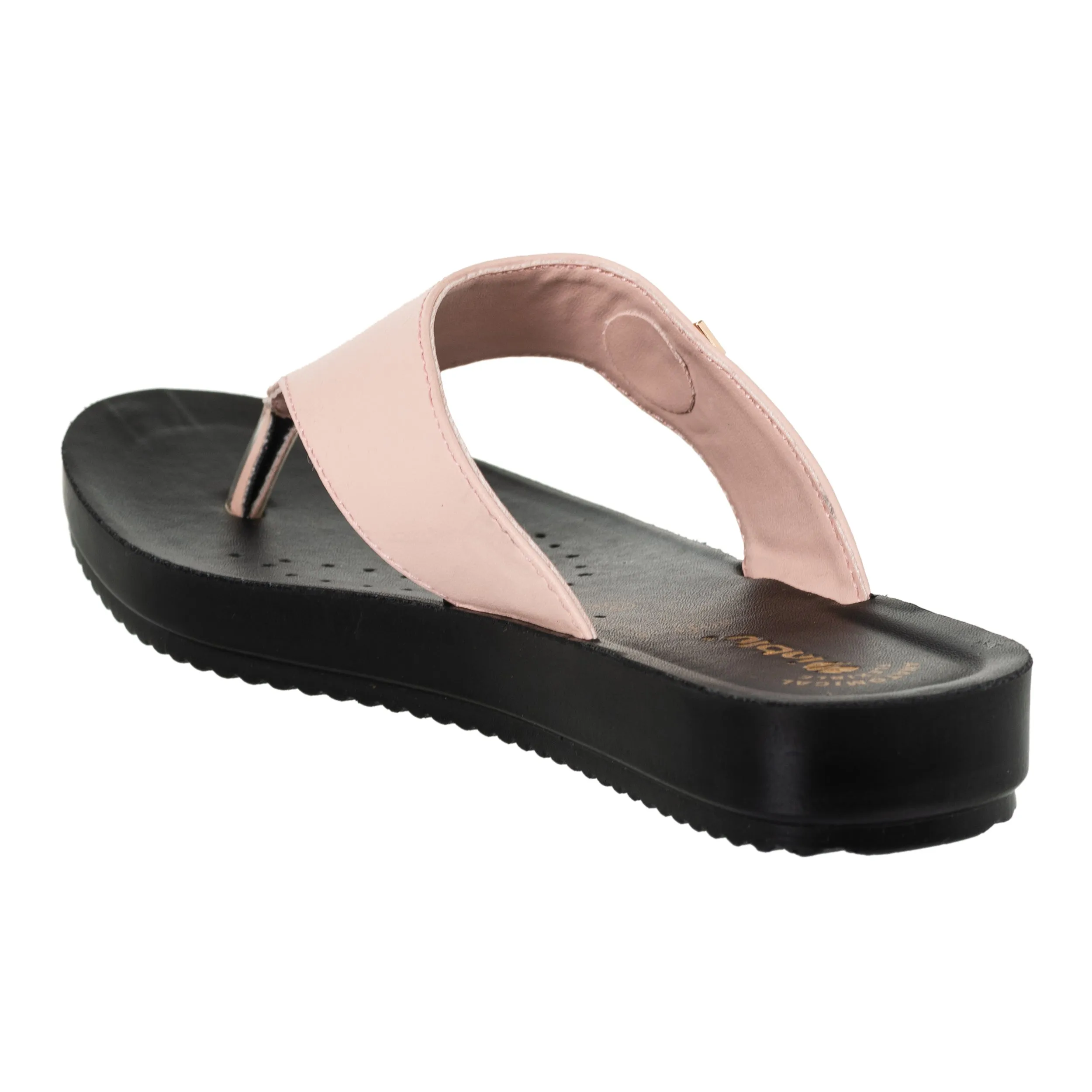 Inblu Women Pink Thong Style Sandal with Slip-On Closure (BM14_N.PINK)
