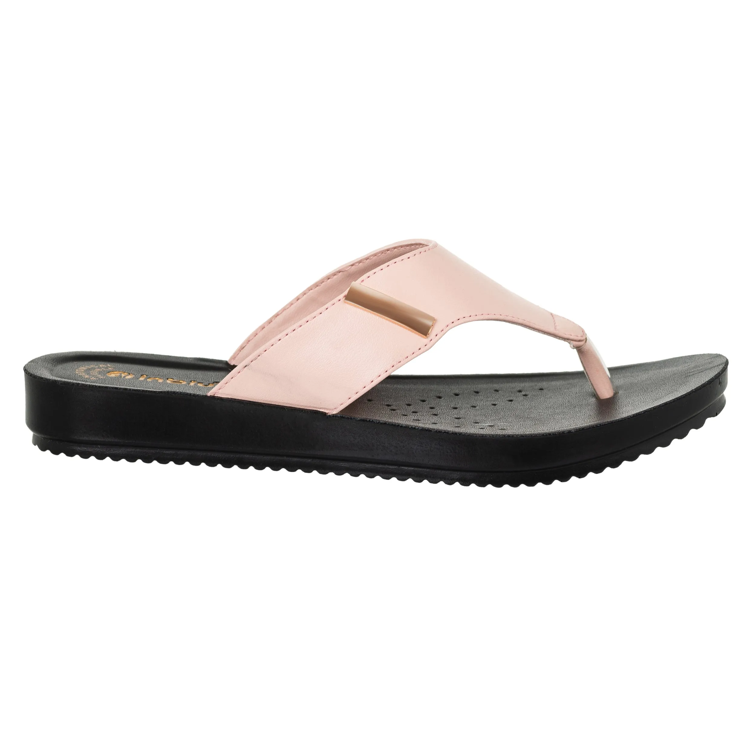 Inblu Women Pink Thong Style Sandal with Slip-On Closure (BM14_N.PINK)