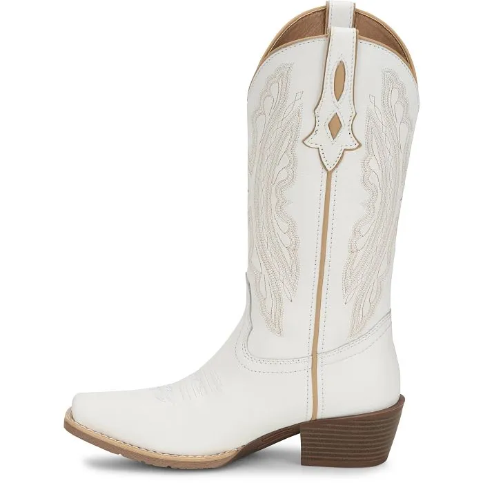 Justin Women's Rae Bright White Cowboy Boot