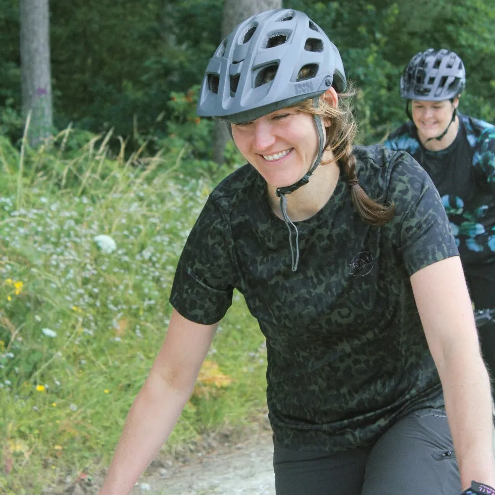 Ladies MTB Jersey - Short Sleeve Animal Print