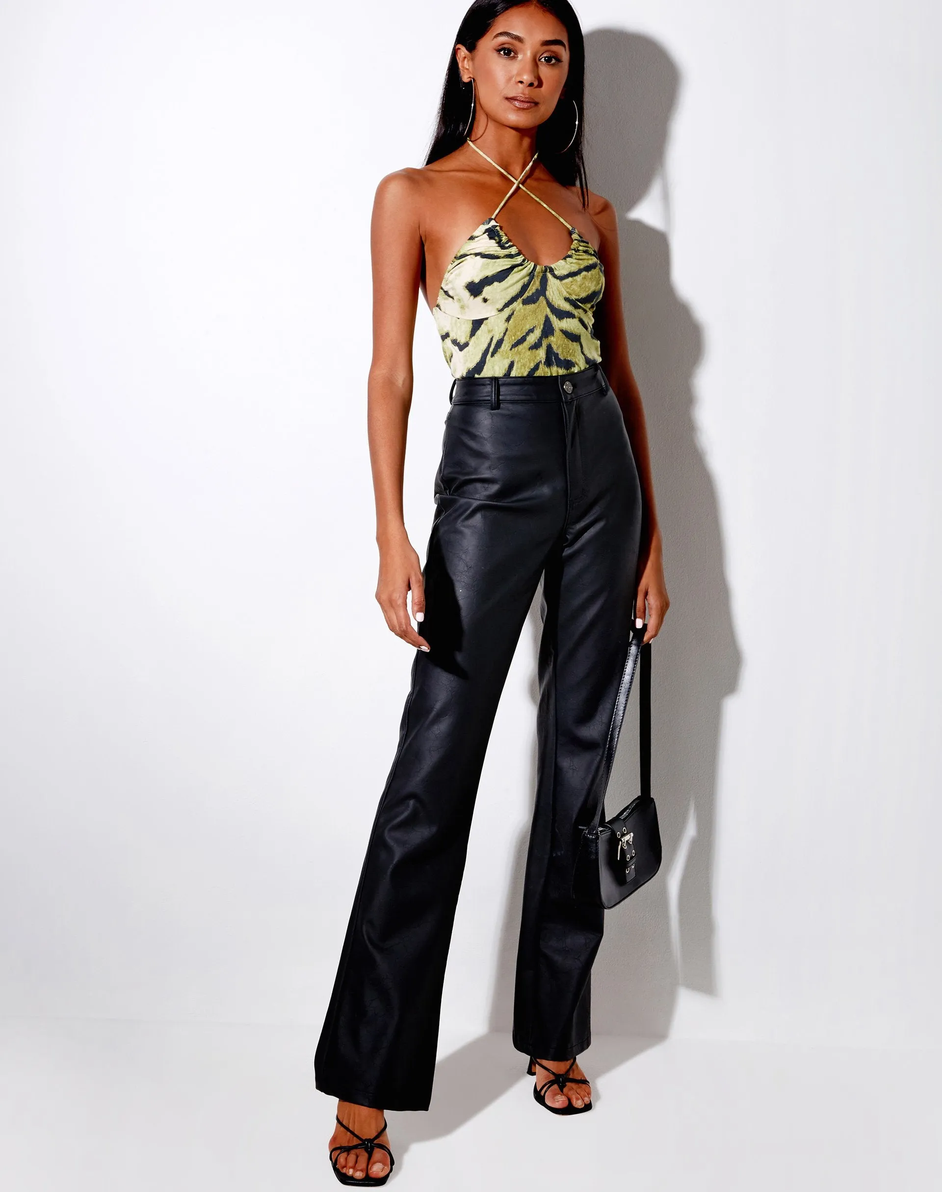 Larisa Bodice in Tiger Full Khaki