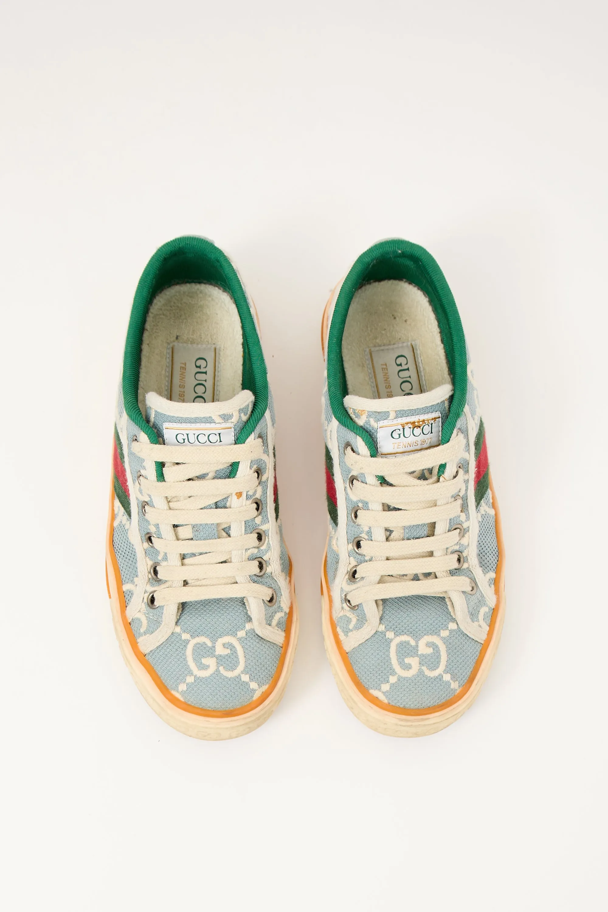 Light Blue & Multi Tennis 1977 GG Sneaker