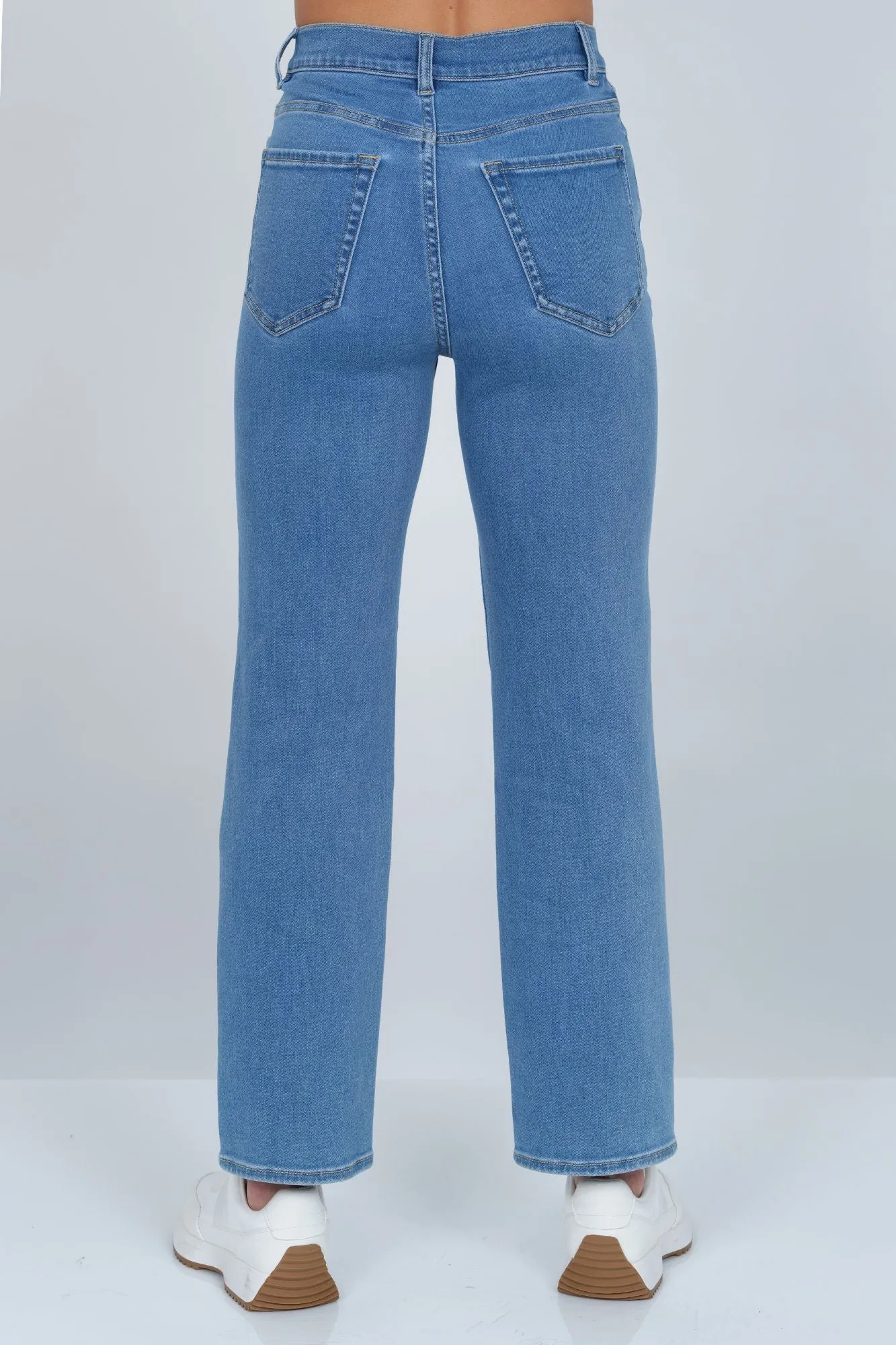 LIOR Women's Mom Jeans Relaxed Fit Straight Leg - "Juno"