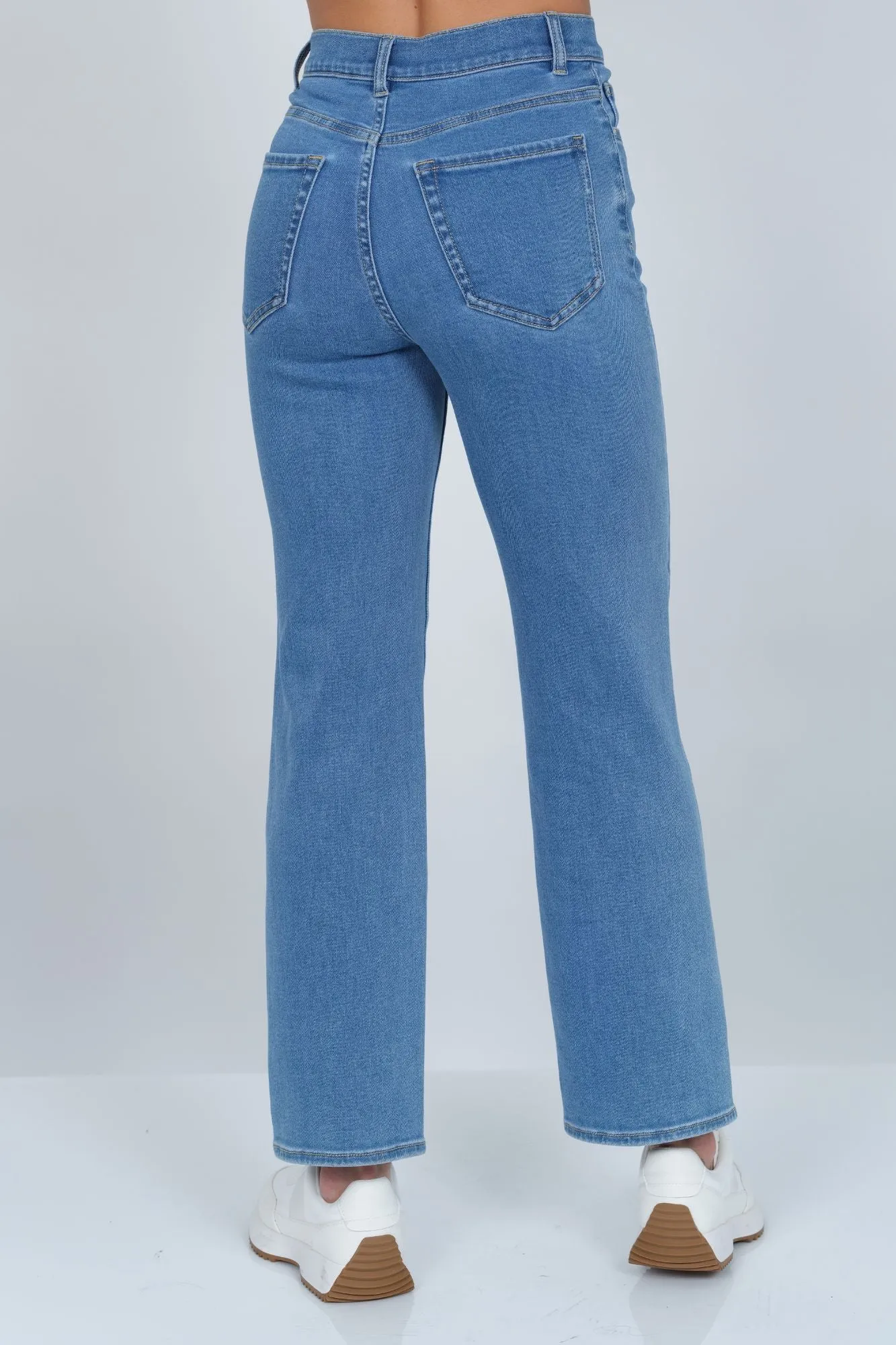 LIOR Women's Mom Jeans Relaxed Fit Straight Leg - "Juno"