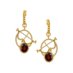 mountain & moon sagittarius earrings