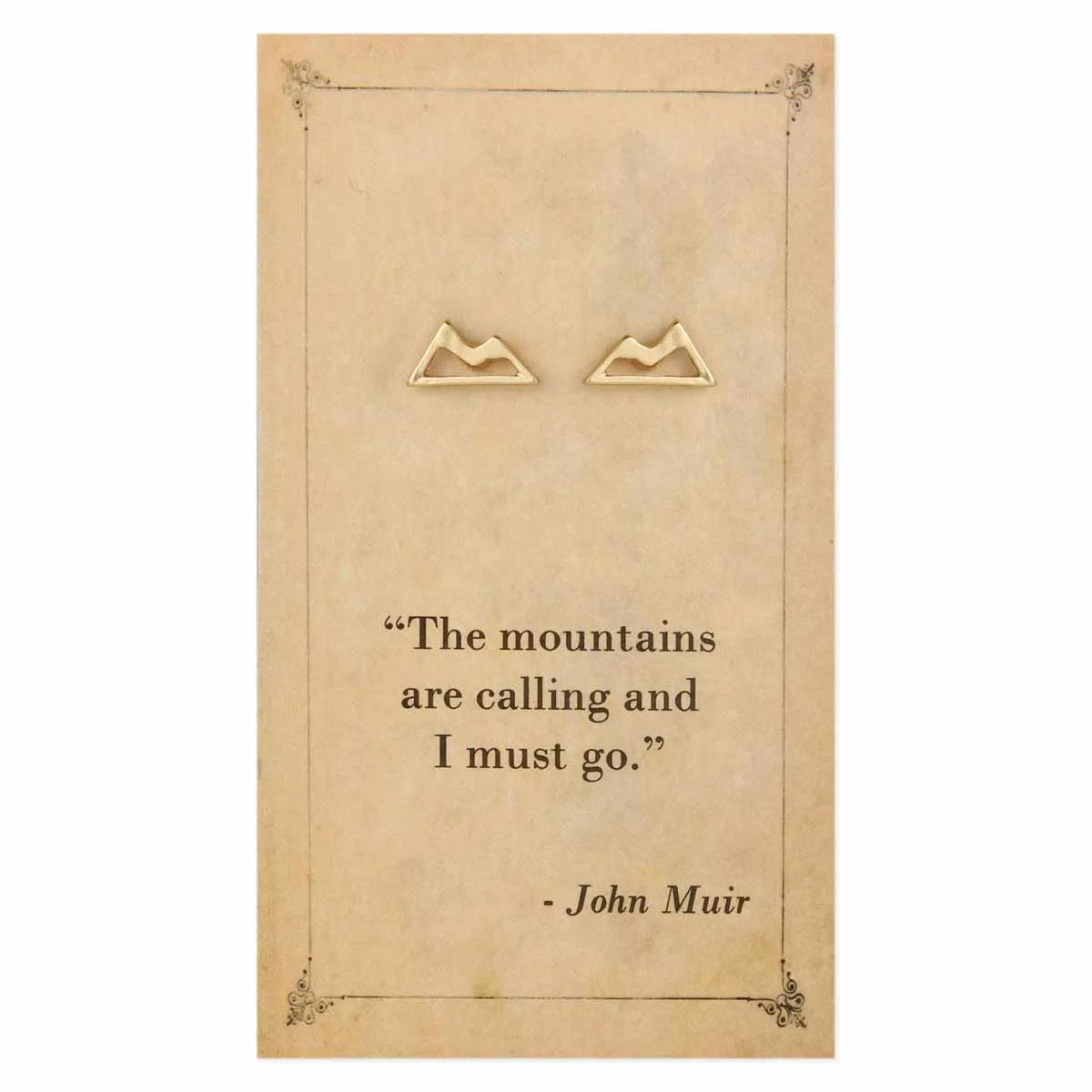 Mountains Post Earrings
