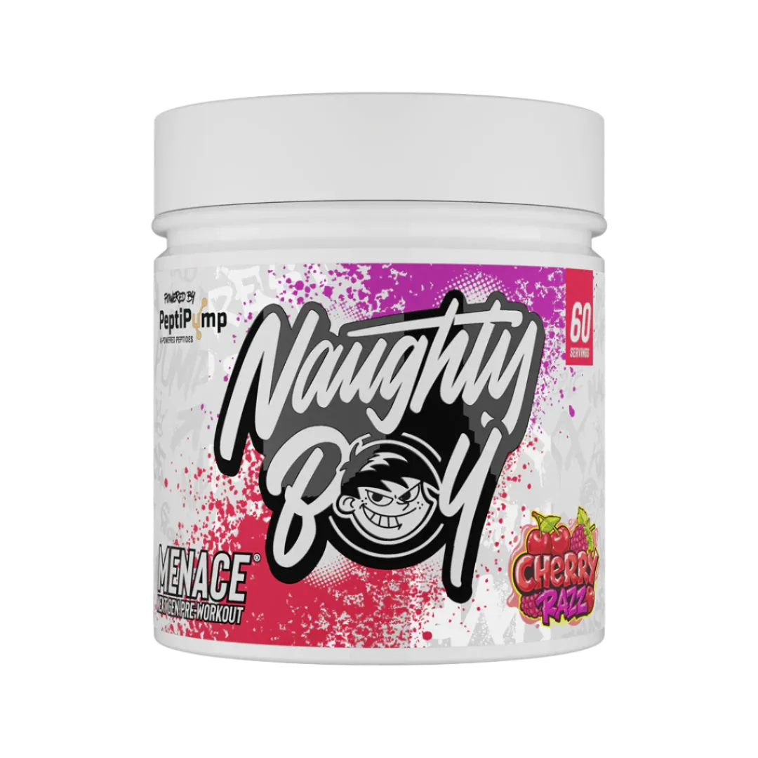 Naughty Boy Menace V2 420g | AI-Powered Peptides for Ultimate Pumps & Performance