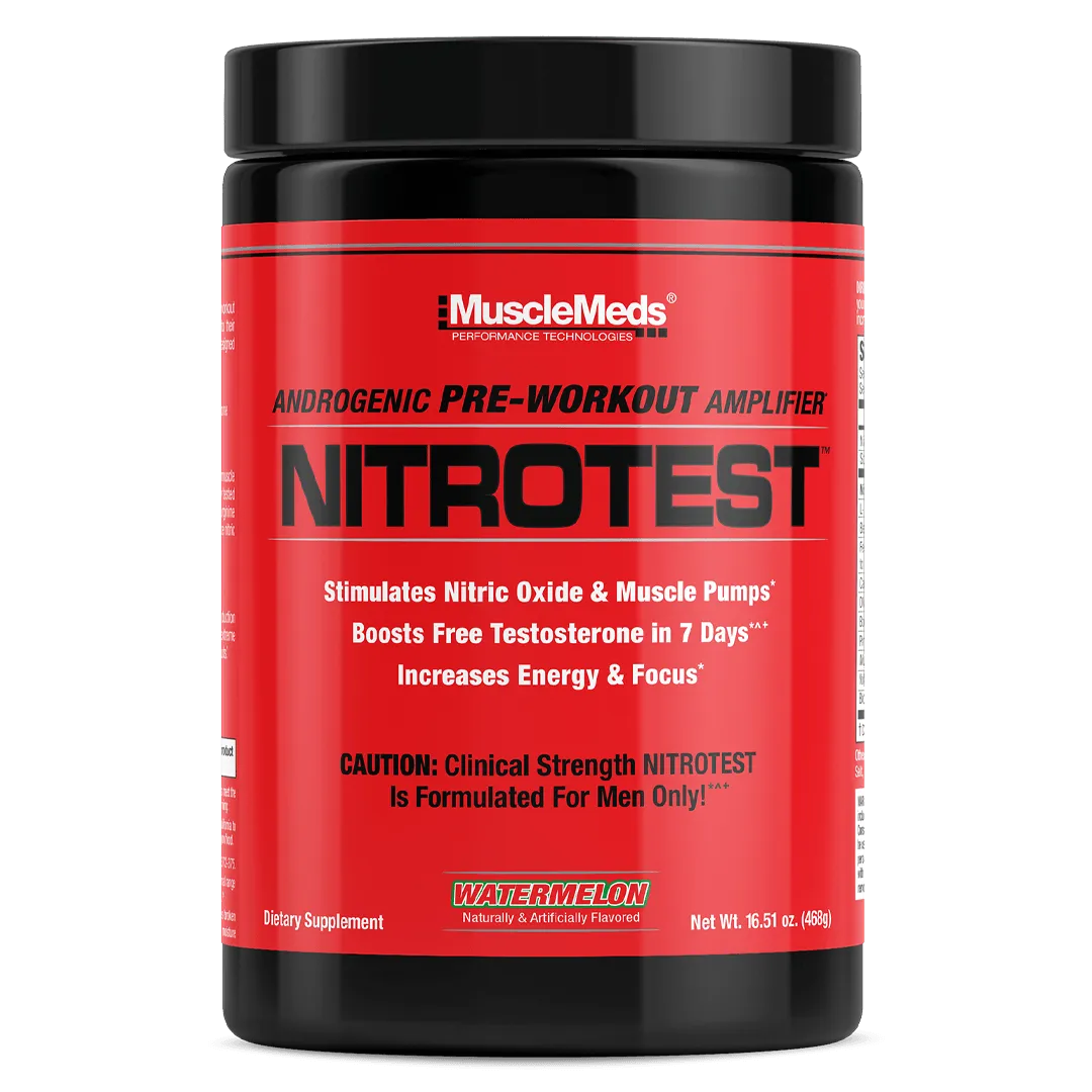 NitroTest - 2-in-1 Pre-workout   Test Booster