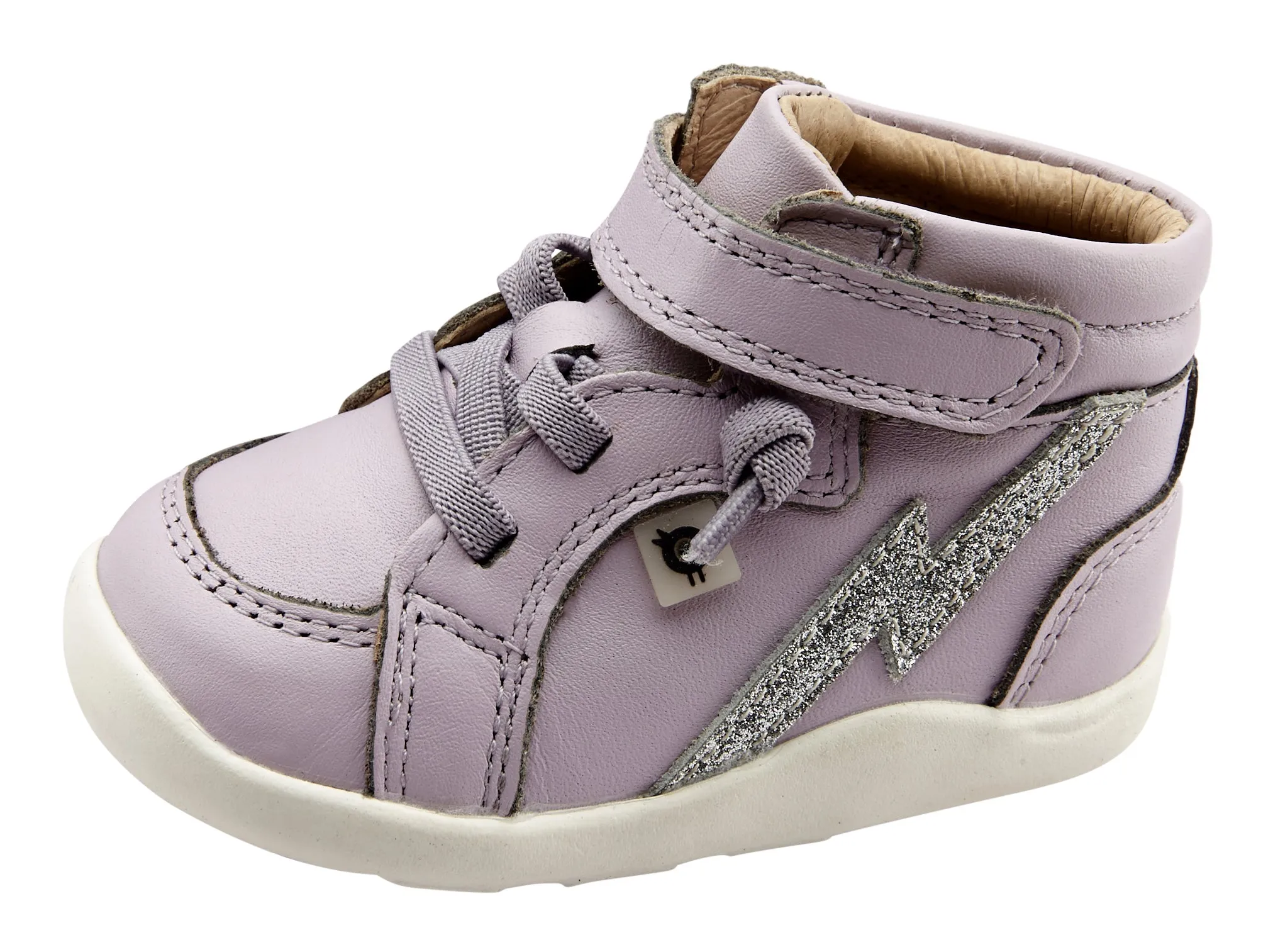 Old Soles Girl's 8018 Light The Ground Sneakers - Lilium/Glam Argent