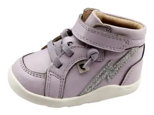 Old Soles Girl's 8018 Light The Ground Sneakers - Lilium/Glam Argent