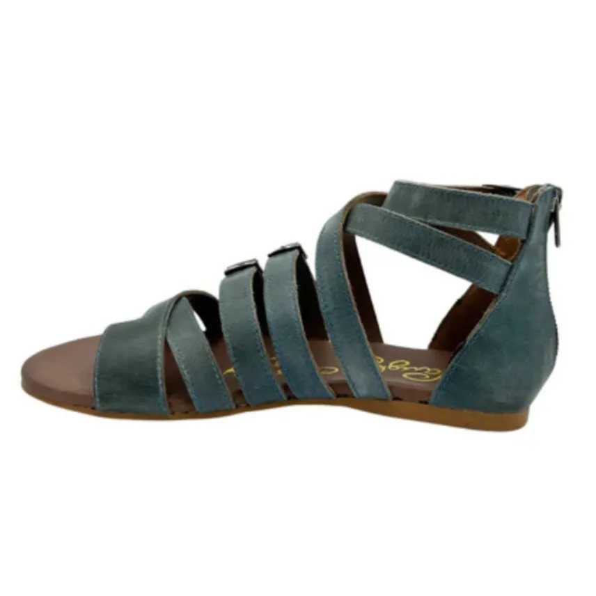 Online Exclusive | Blair Multi-strap Sandals in Teal Blue